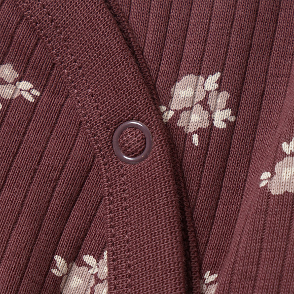 Babypyjama met geribbelde structuur