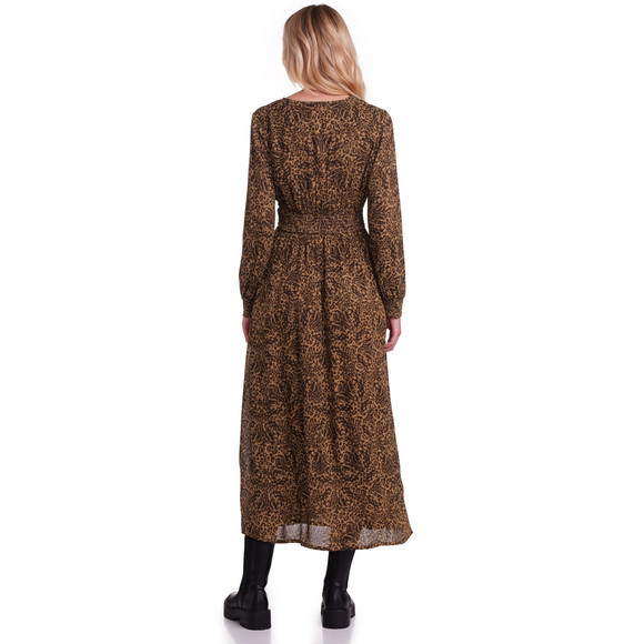 Maxi-jurk voor dames met luipaardpatroon