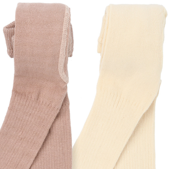 2 Baby leggings met geribbelde structuur