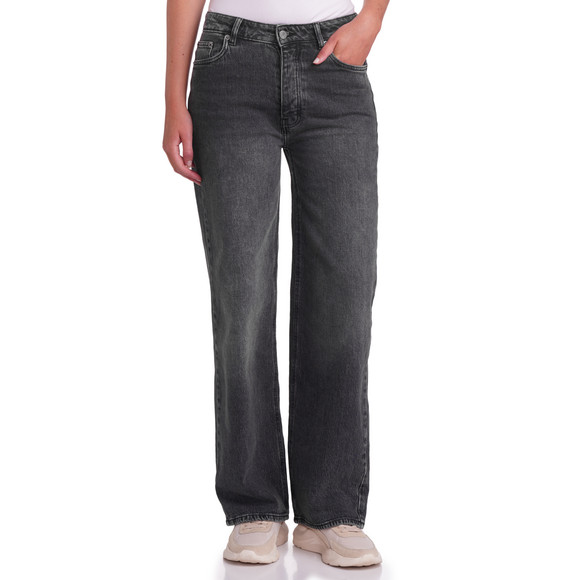 Dames jeans met wijde pijpen