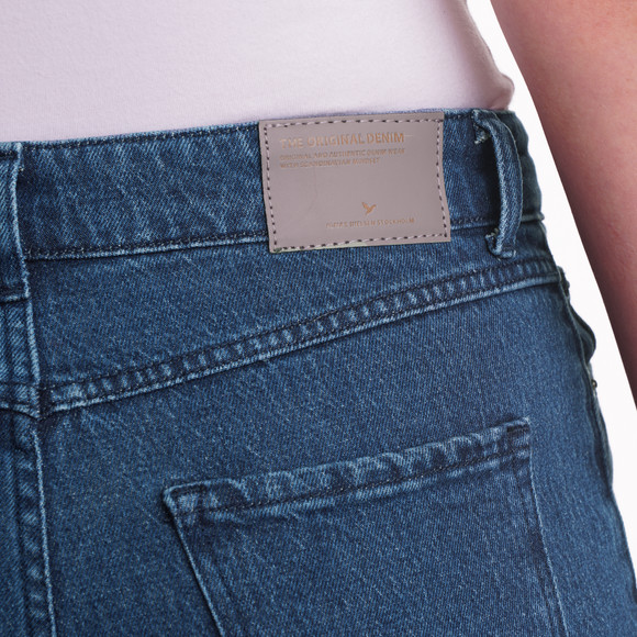 Dames jeans met wijde pijpen