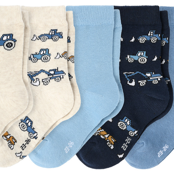 5 Paar Jungen Socken mit Bio-Baumwolle