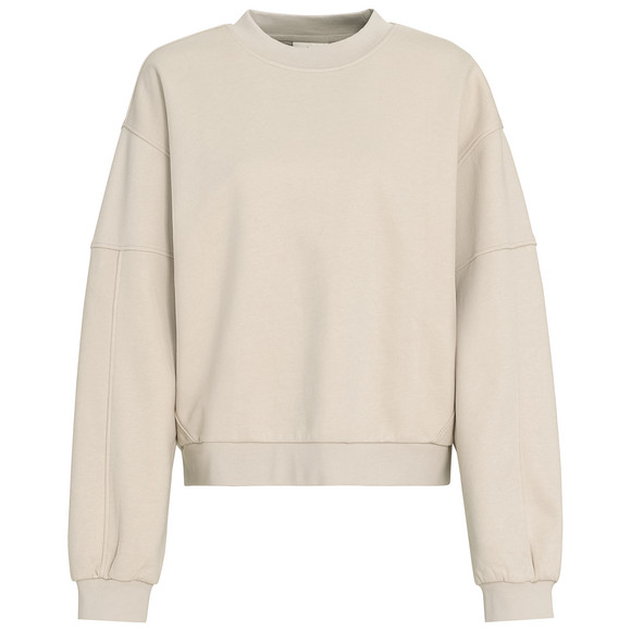 Damen Sweatshirt unifarben