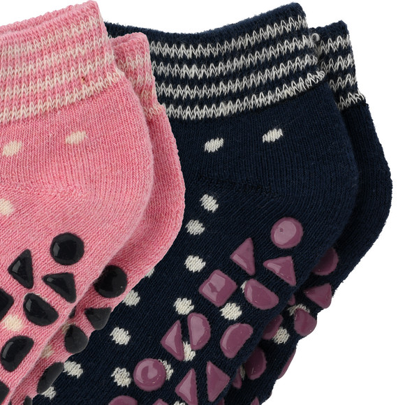 2 Mädchen Stoppersocken mit Bio-Baumwolle