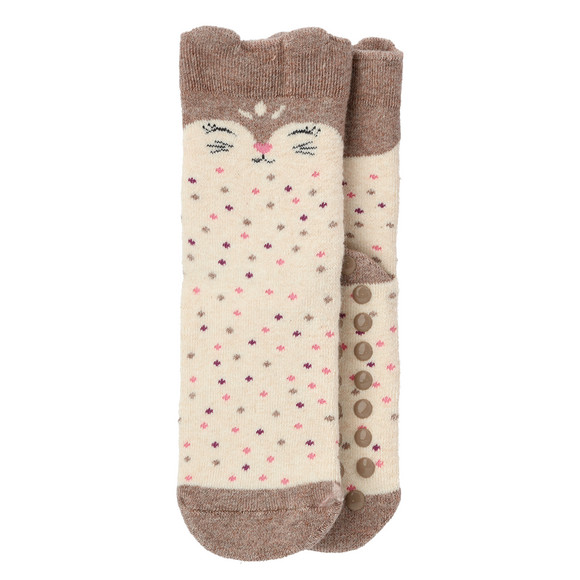 2 Paar Mädchen Stoppersocken mit Frottee