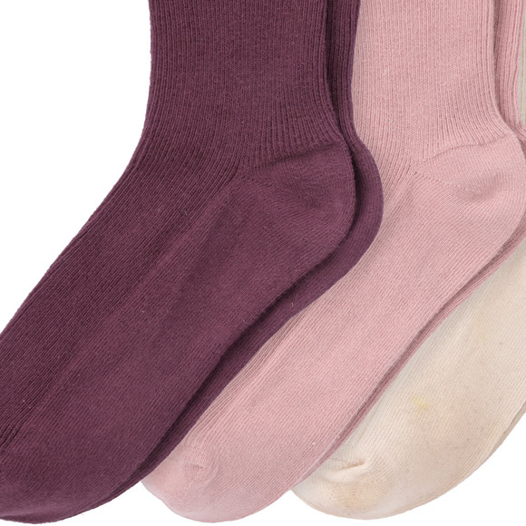 3 Paar Mädchen Socken mit Wellenbündchen