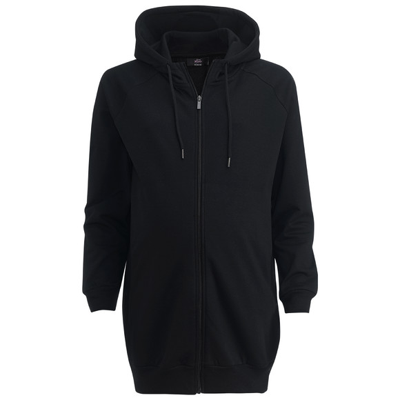 Damen Umstands-Sweatjacke mit Kapuze