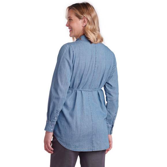 Damen Umstandsbluse mit Bindeband
