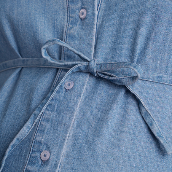 Damen Umstandsbluse mit Bindeband