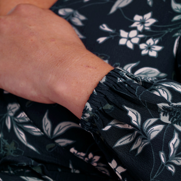 Damen Umstands-Kleid mit floralem Muster