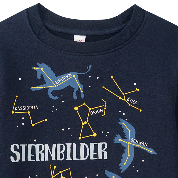 Kinder Sweatshirt mit Sternbilder-Print