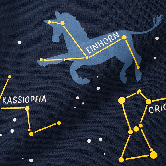 Kinder Sweatshirt mit Sternbilder-Print