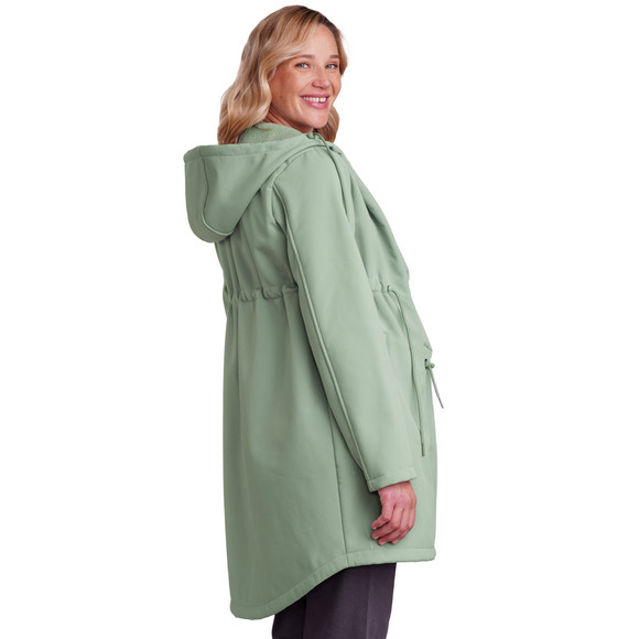 Damen Umstands-Softshellparka mit Babyeinsatz Ernsting's family
