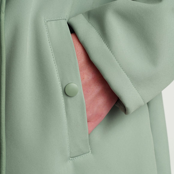 Damen Umstands-Softshellparka mit Babyeinsatz