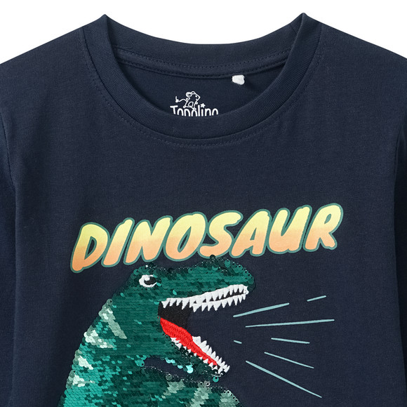 Jongens longsleeve met omkeerbare pailletten