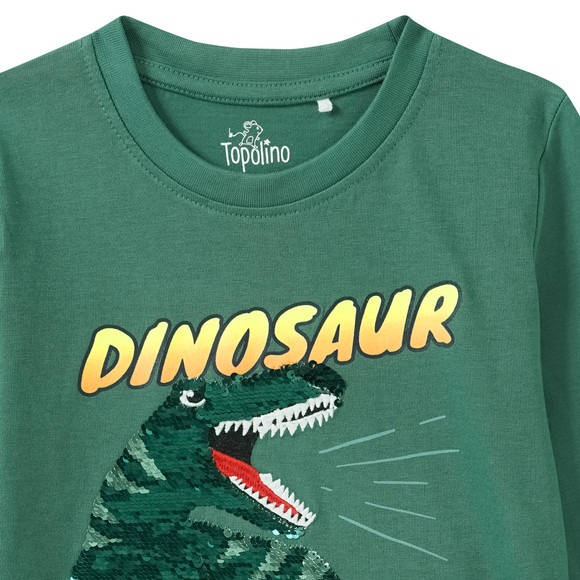 Jungen Langarmshirt mit Wendepailletten