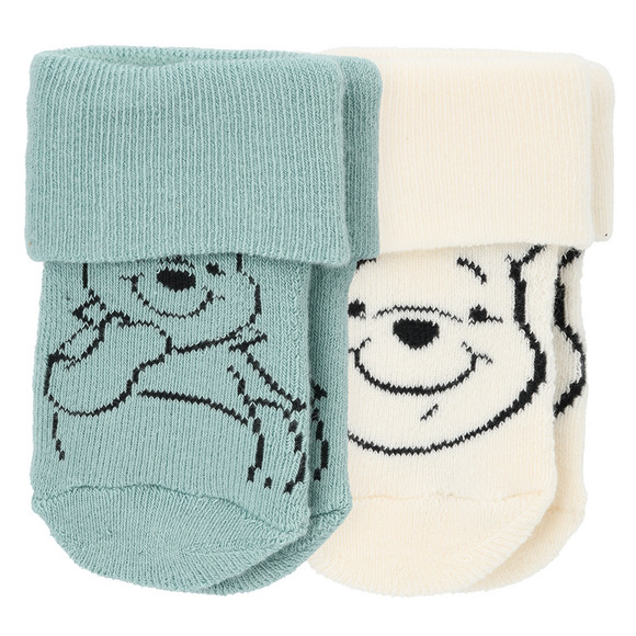 2 Paar Winnie Puuh Frottee-Socken im Set