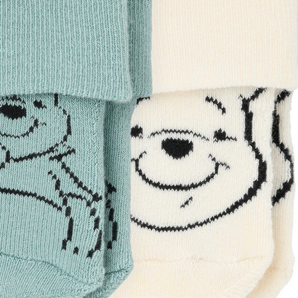 2 Paar Winnie Puuh Frottee-Socken im Set