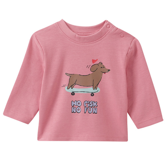 Effen sportshirt met lange mouwen voor dames