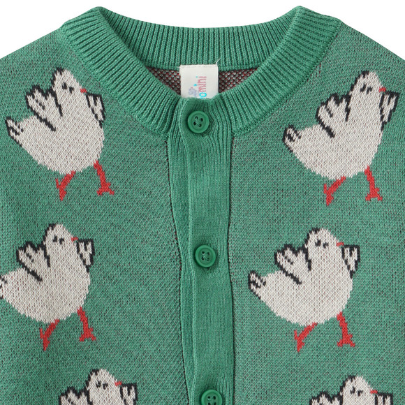 Geboorte vestje met dieren allover