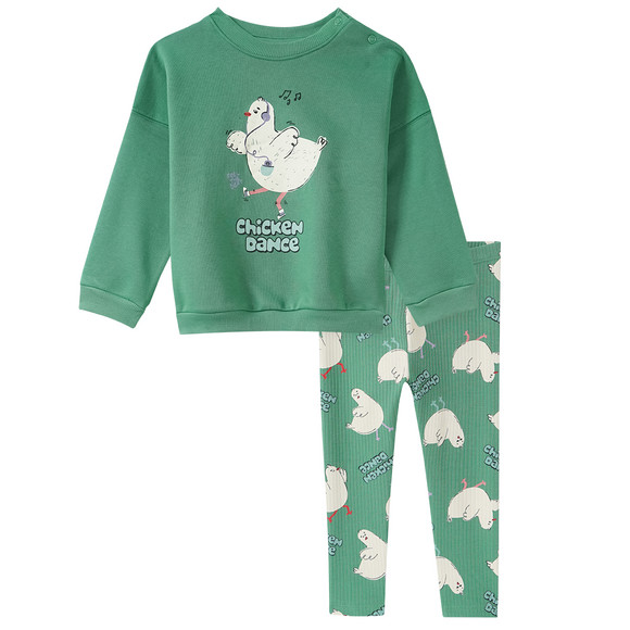 Babyset met sweatshirt en legging