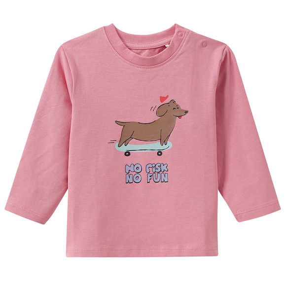 2 babyhemden met lange mouwen