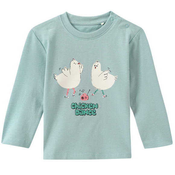 2 babyhemden met lange mouwen