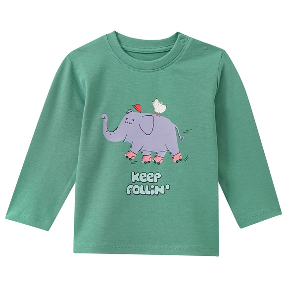 2 babyhemden met lange mouwen