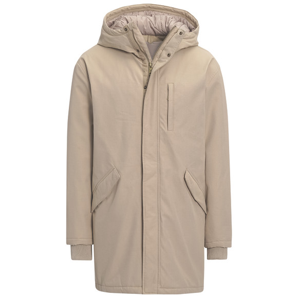Herenparka met capuchon