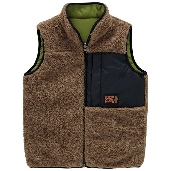 Jongens bodywarmer van teddypluche
