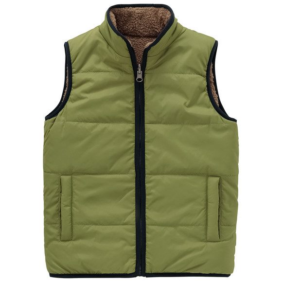 Jongens bodywarmer van teddypluche