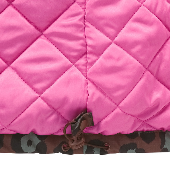 Meisjesjas met luipaardprint