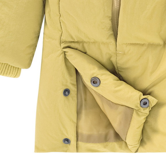 Gewatteerde jas met capuchon voor Meisjes