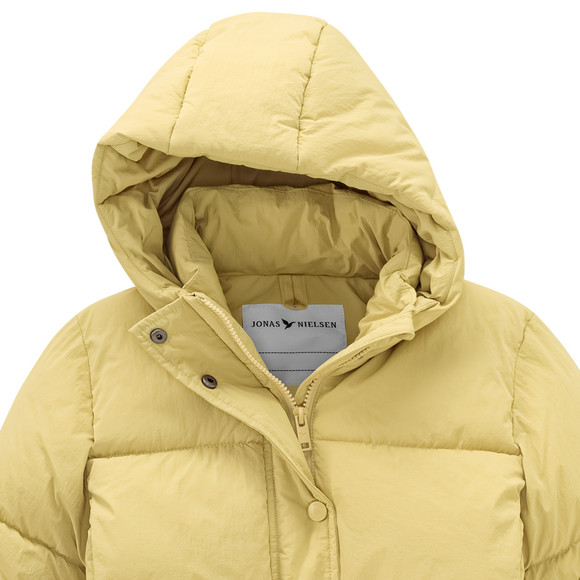 Gewatteerde jas met capuchon voor Meisjes