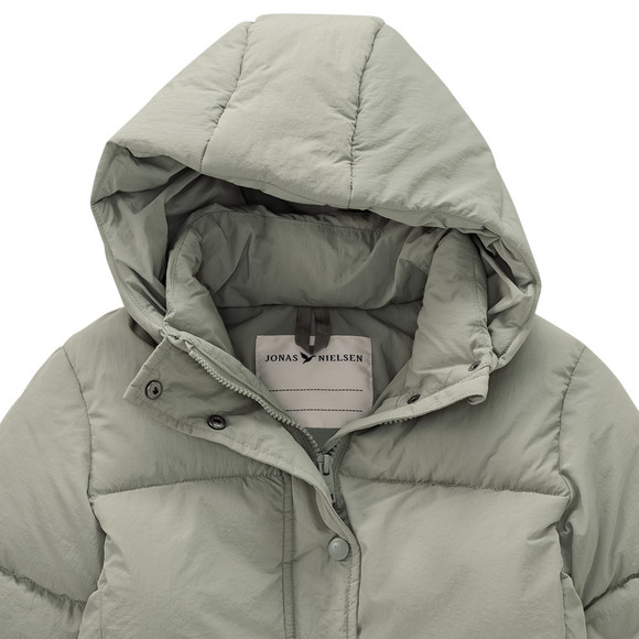 Gewatteerde jas met capuchon voor Meisjes