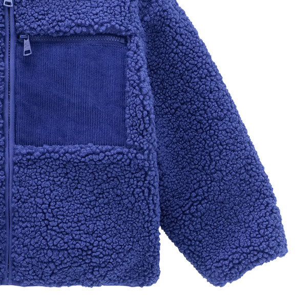 Kinderteddyjas met ribfluwelen zak