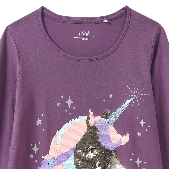 Meisjeshemd met lange mouwen