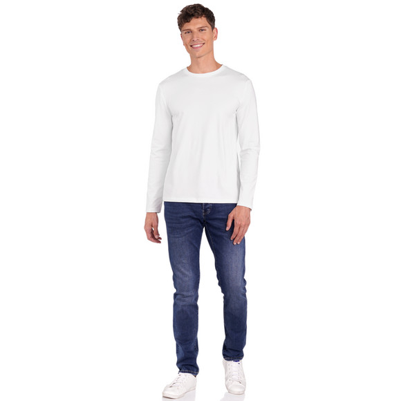 3 Herren Langarmshirts im Basic-Look