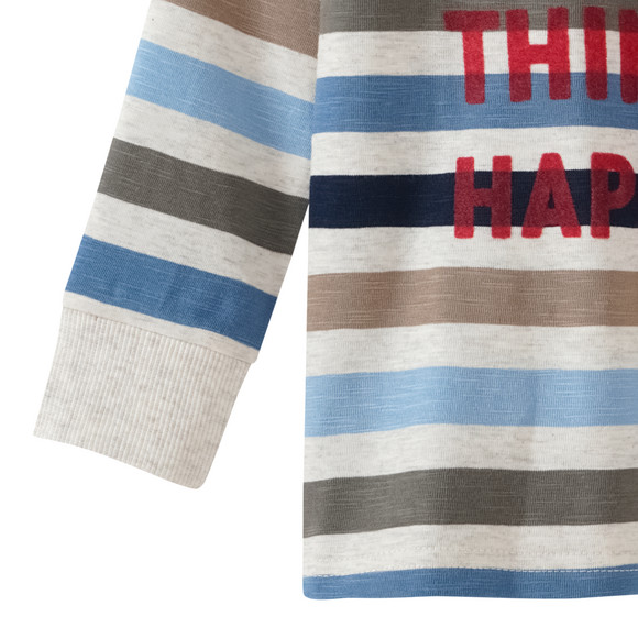 Baby Langarmshirt mit Streifen
