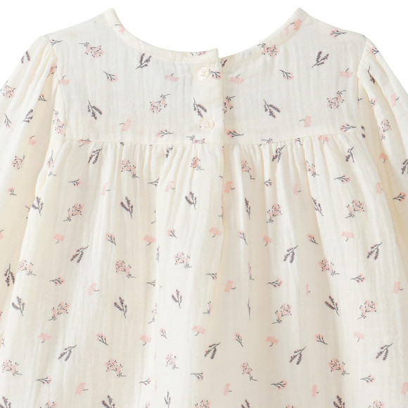 Baby Musselin-Bluse mit Blümchen-Print