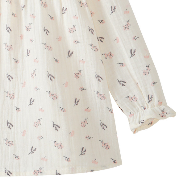 Baby Musselin-Bluse mit Blümchen-Print