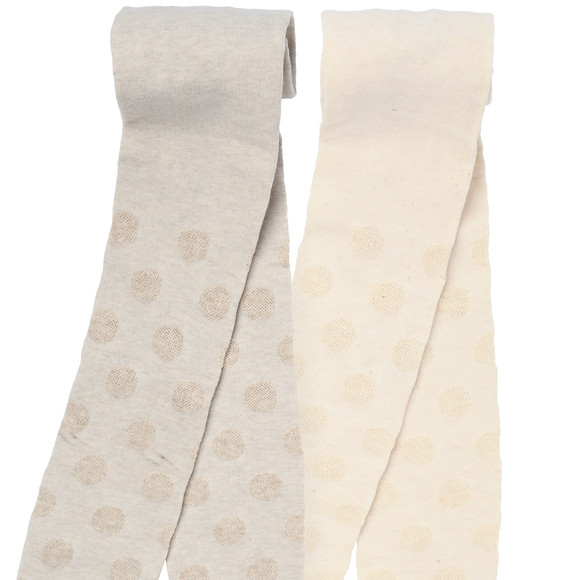 2 Mädchen Strumpfhosen mit Ajour-Muster