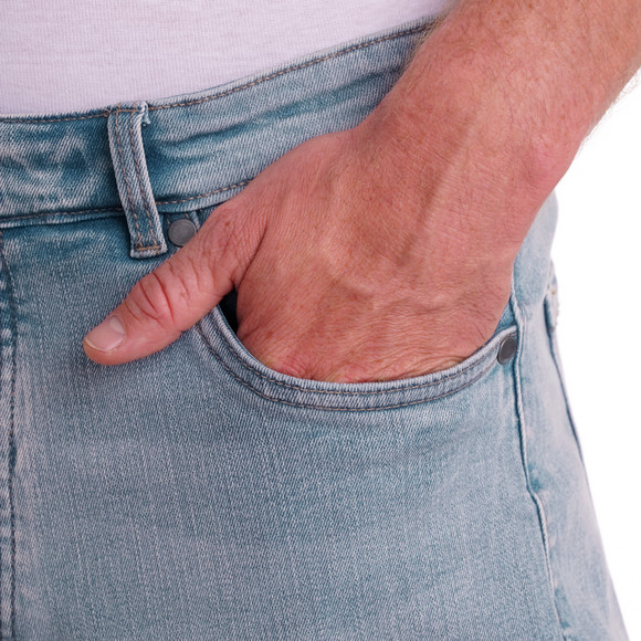 Herren Regular-Jeans mit Used-Waschung