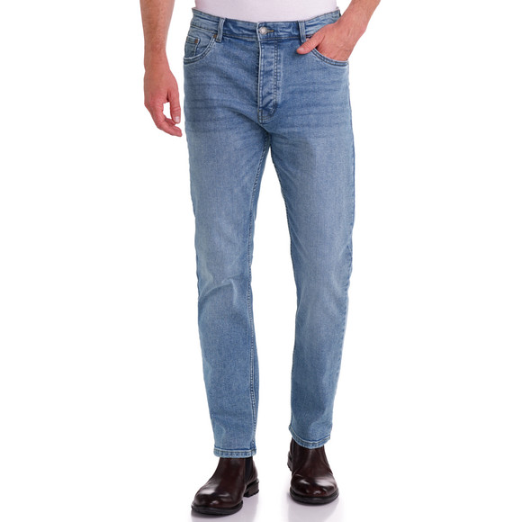 Herren Regular-Jeans mit Used-Waschung