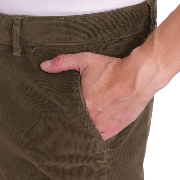 Corduroy herenbroek met vier zakken