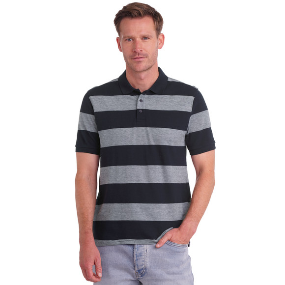 Herren Poloshirt mit breiten Streifen