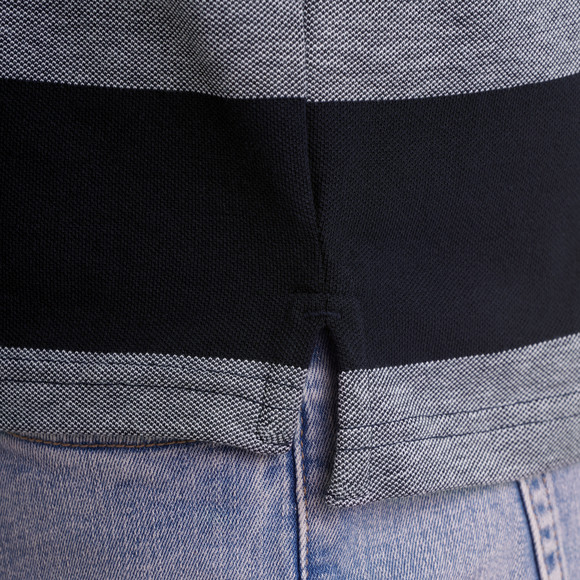 Herren Poloshirt mit breiten Streifen
