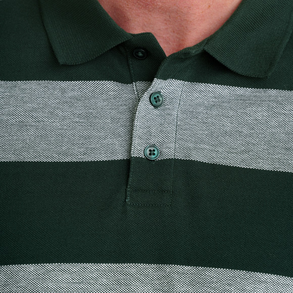 Herren Poloshirt mit breiten Streifen