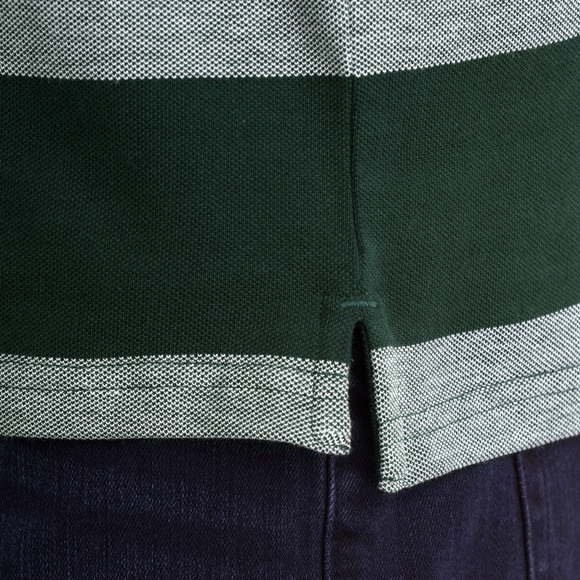 Herren Poloshirt mit breiten Streifen