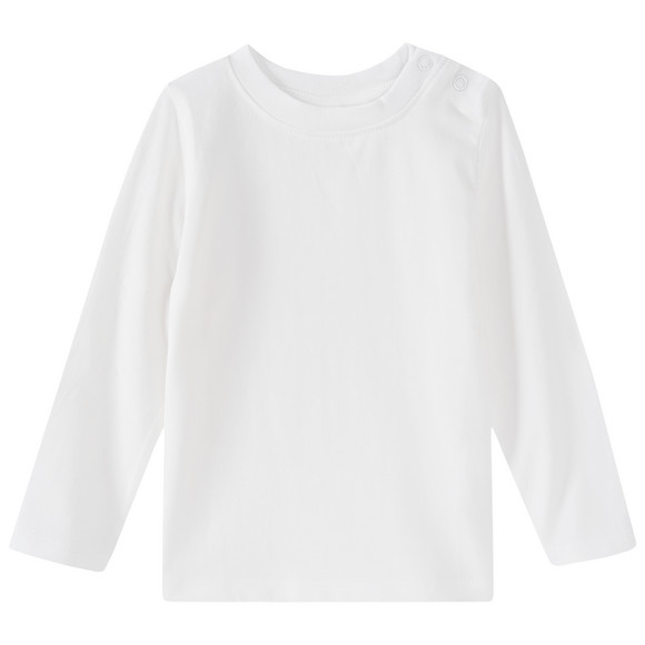 3 Baby Langarmshirts in Unifarben